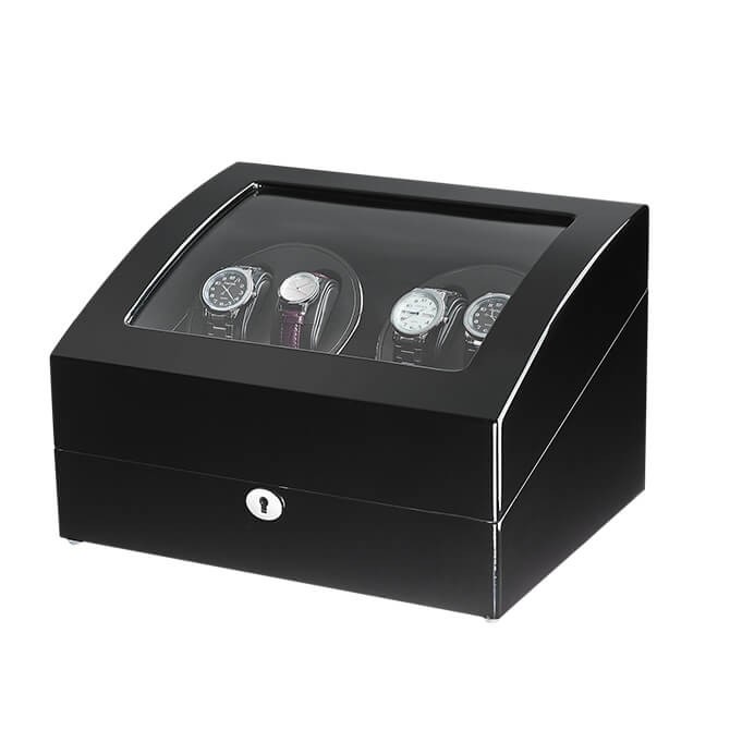 Maselex Quad Watch Winder With 6 Storage Case